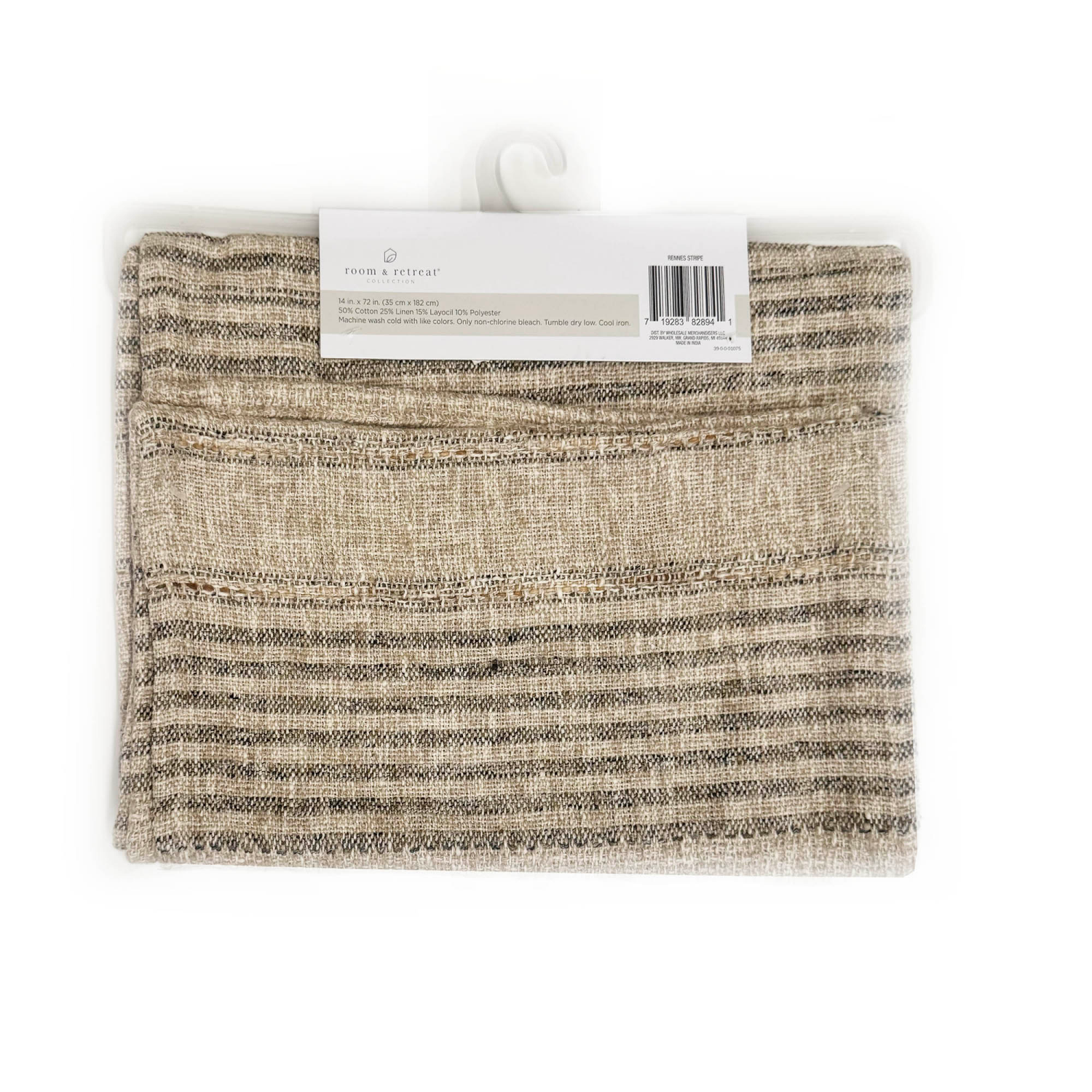 slide 2 of 3, Room & Retreat, Rennes Stripe Runner, 14 In X 70 In, 1 ct