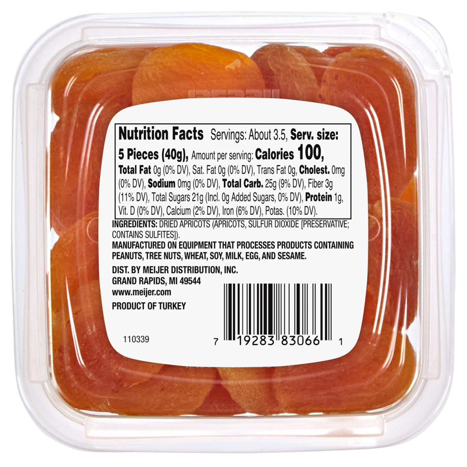 slide 2 of 3, Frederiks By Meijer Dried Apricots 5 Oz, 5 oz