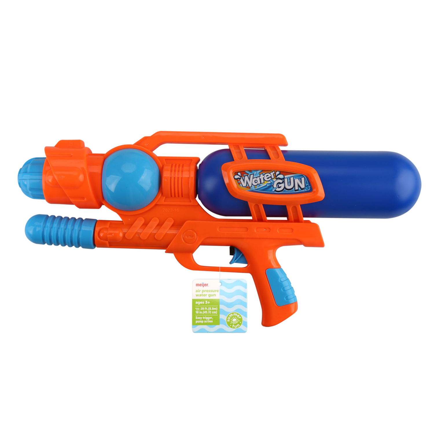 slide 3 of 5, Meijer Wave Zone Air Pressure Water Blaster, Assorted, 18.1 x 9.06 