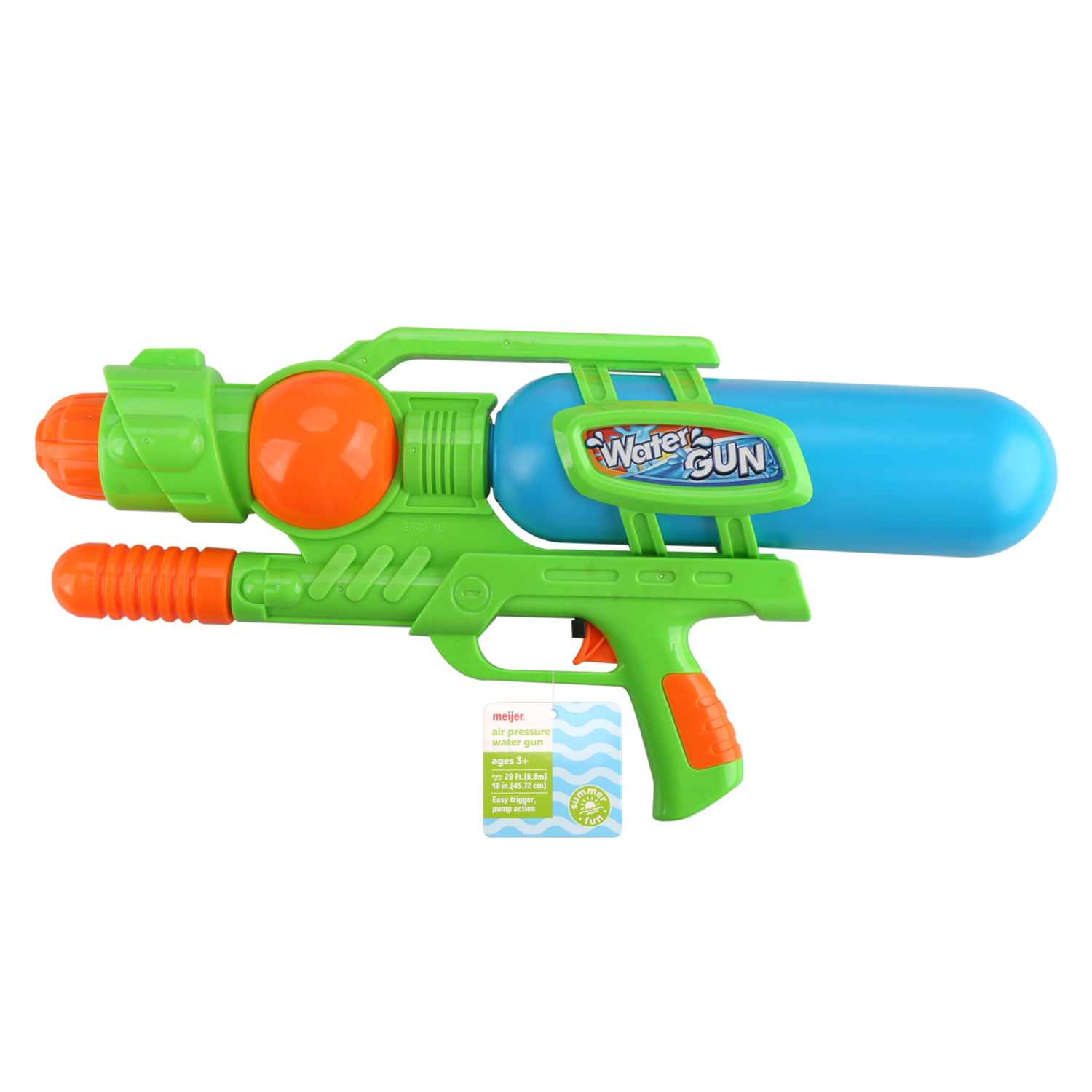 slide 4 of 5, Meijer Wave Zone Air Pressure Water Blaster, Assorted, 18.1 x 9.06 