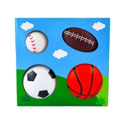 Fun Club Mini Sports Balls, 4 In Basketball, 4 In Soccer, 6 In Football, 3 In Baseball