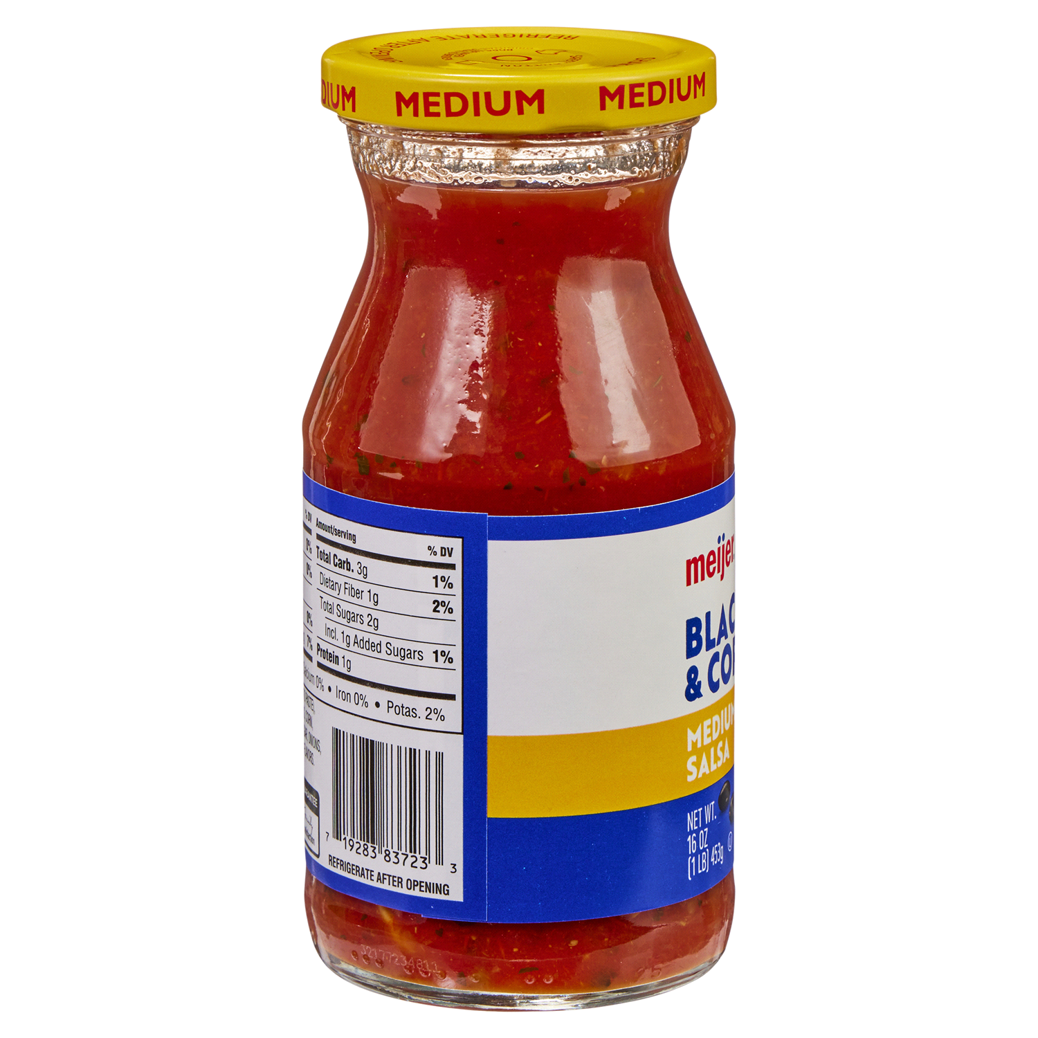 slide 2 of 5, Meijer Black Bean & Corn Medium Salsa, 16 oz