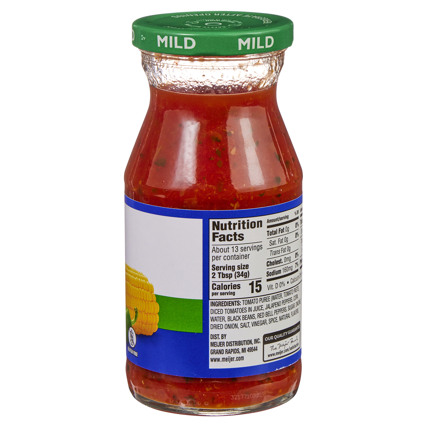 slide 3 of 5, Meijer Salsa Corn Black Bean Mild, 16 oz