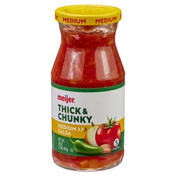 Meijer Medium Thick & Chunky Salsa, 16 Oz
