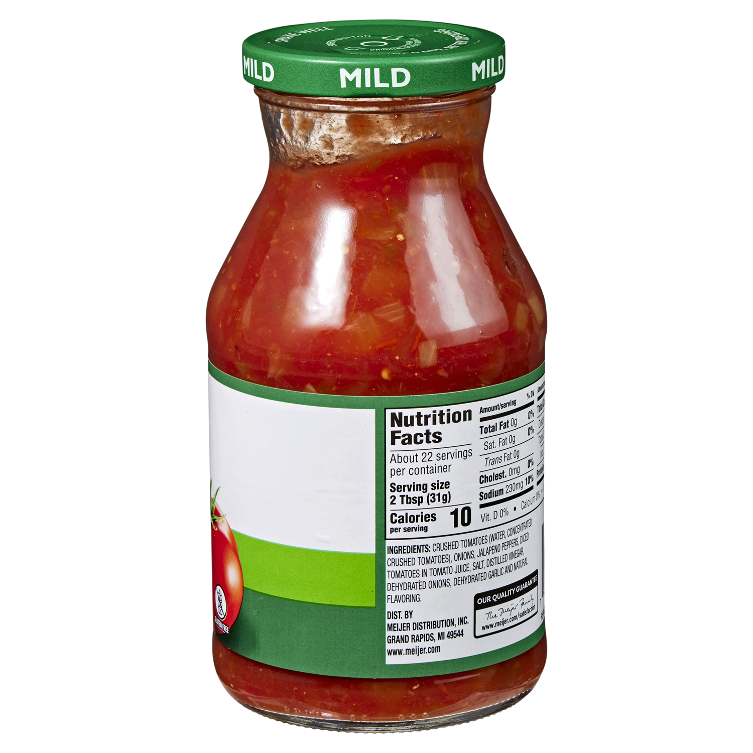 slide 3 of 4, Meijer Mild Thick & Chunky Salsa, 24 oz