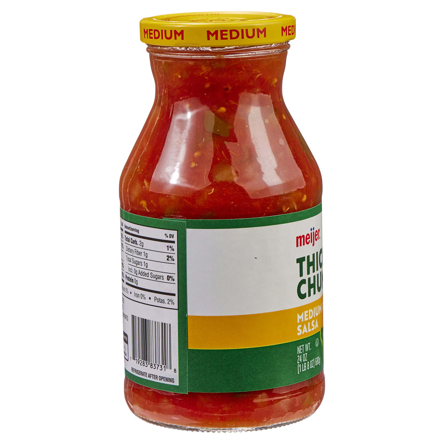 slide 2 of 5, Meijer Medium Thick & Chunky Salsa - 24 oz, 24 oz
