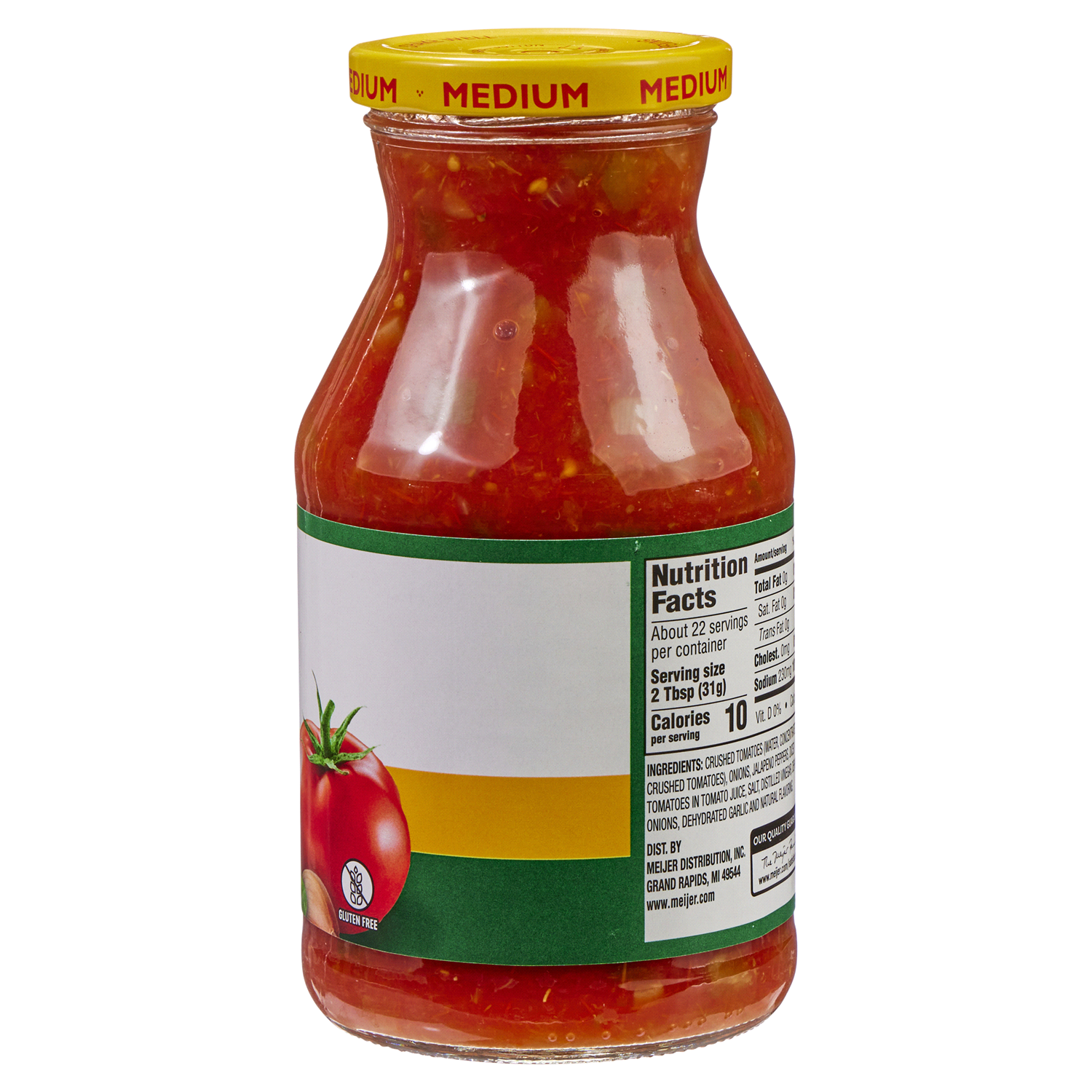 slide 3 of 5, Meijer Medium Thick & Chunky Salsa - 24 oz, 24 oz