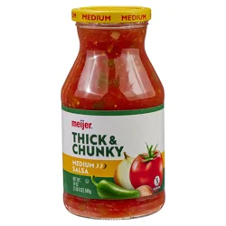 Meijer Medium Thick & Chunky Salsa - 24 oz
