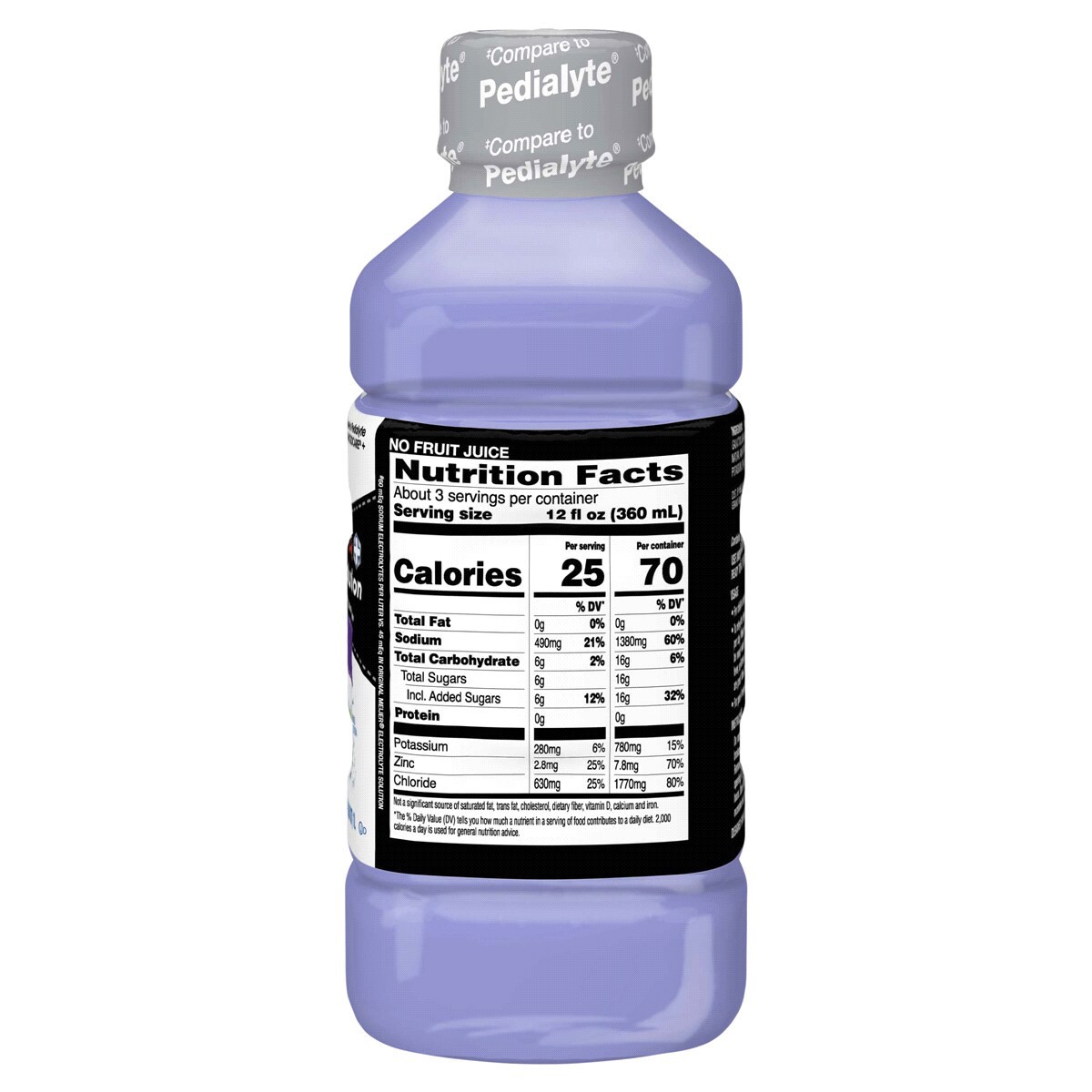 slide 6 of 8, Meijer Advantage Care Plus Adult Electrolyte Solution With Zinc, 33% More Electrolytes and PreVital Prebiotics, Iced Grape - 1 liter, 1 liter