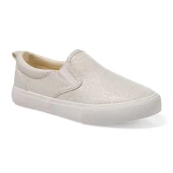 Falls Creek Girls' Casual Shoe Dylann S, White, Size 2
