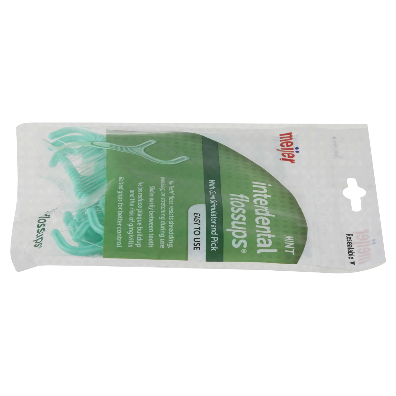slide 2 of 5, Meijer Interdental Flossups, Mint, 36 ct