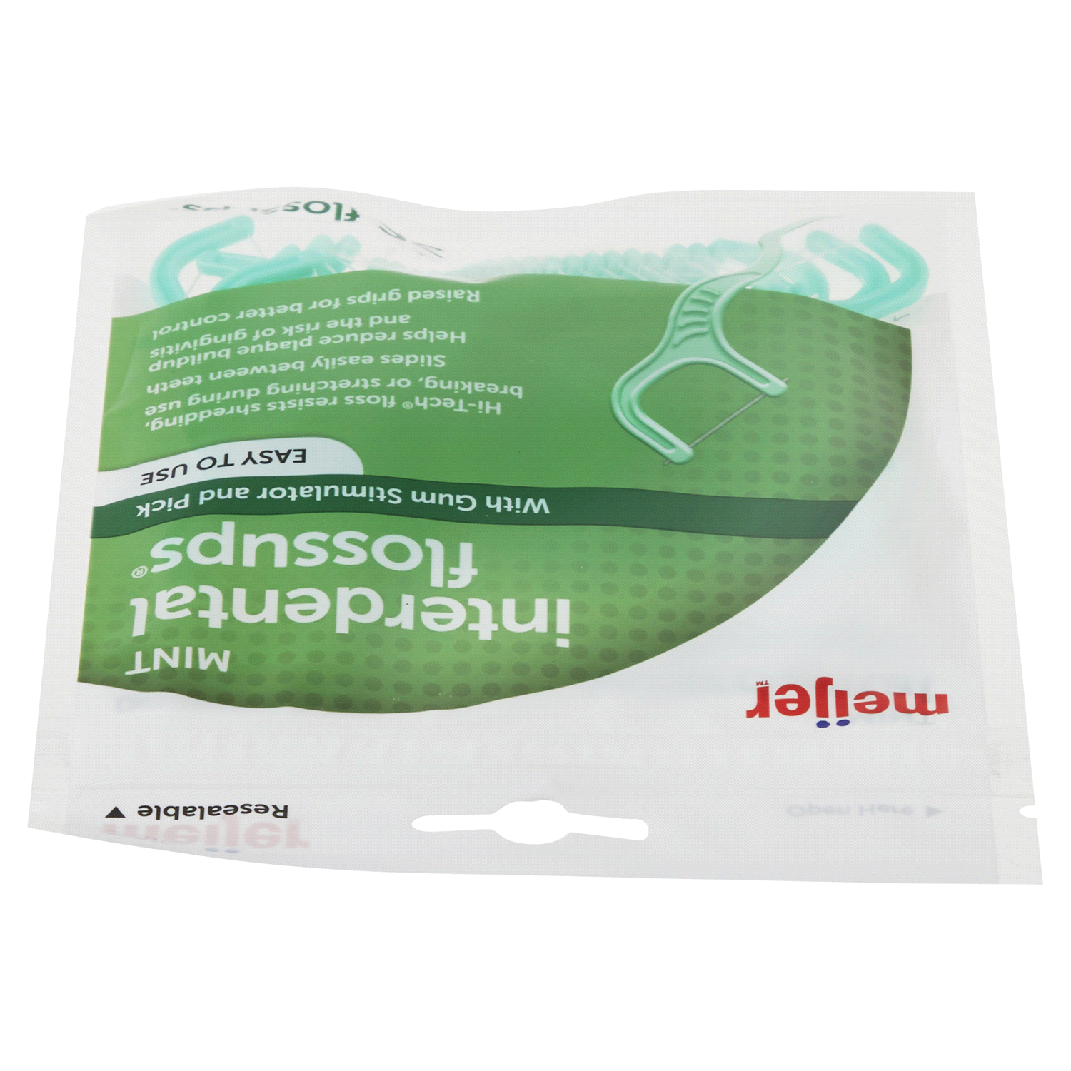 slide 5 of 5, Meijer Interdental Flossups, Mint, 36 ct