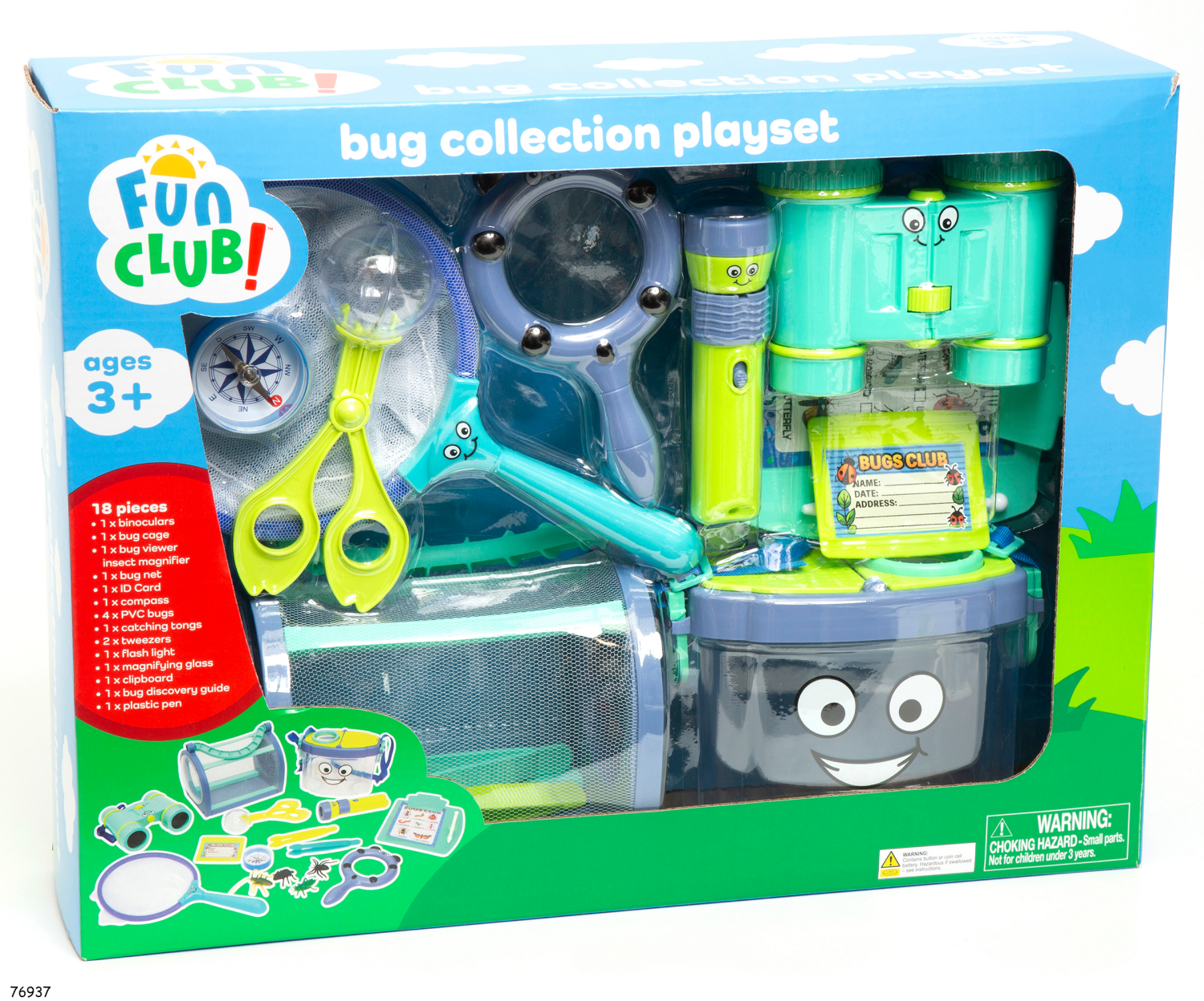 slide 1 of 2, Fun Club Bug Collection Playset, 1 ct