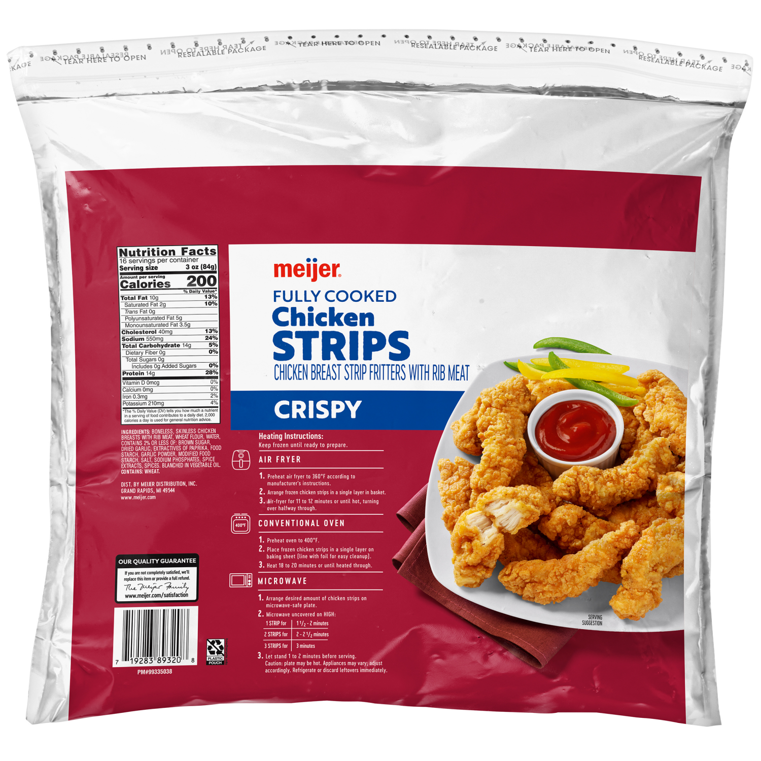 slide 2 of 3, Meijer Chicken Crispy Strips 48 Oz, 48 oz