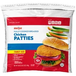 Meijer Chicken Breaded Patties 50 Oz