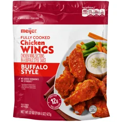 MEIJER BUFFALO BONE IN WINGS 22 OZ