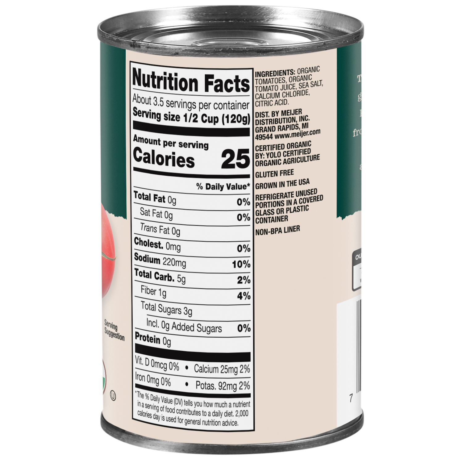 slide 3 of 3, True Goodness Organic Petite Diced Tomatoes- 14.5 oz, 14.5 oz