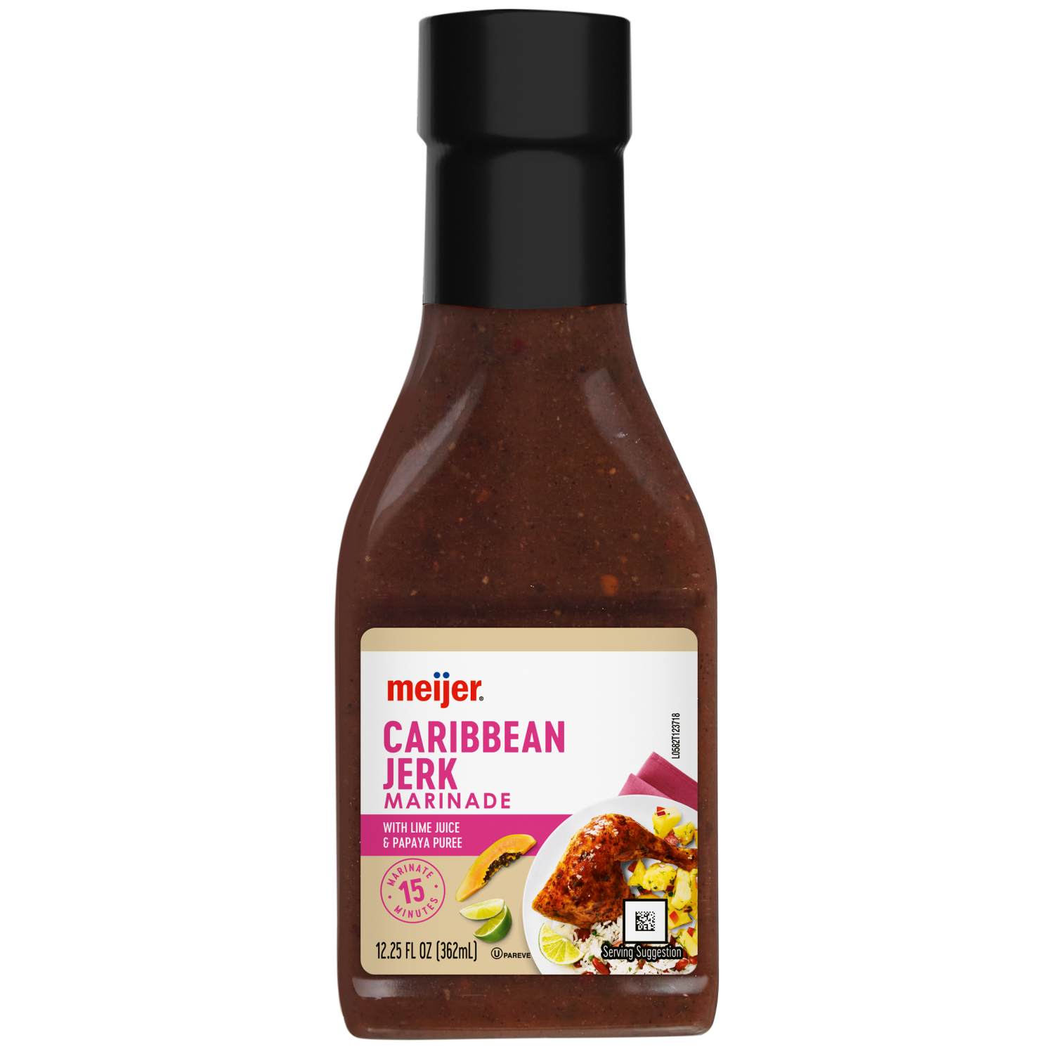 slide 1 of 2, MEIJER MARINADE CARIBBEAN JERK, 12.25 oz
