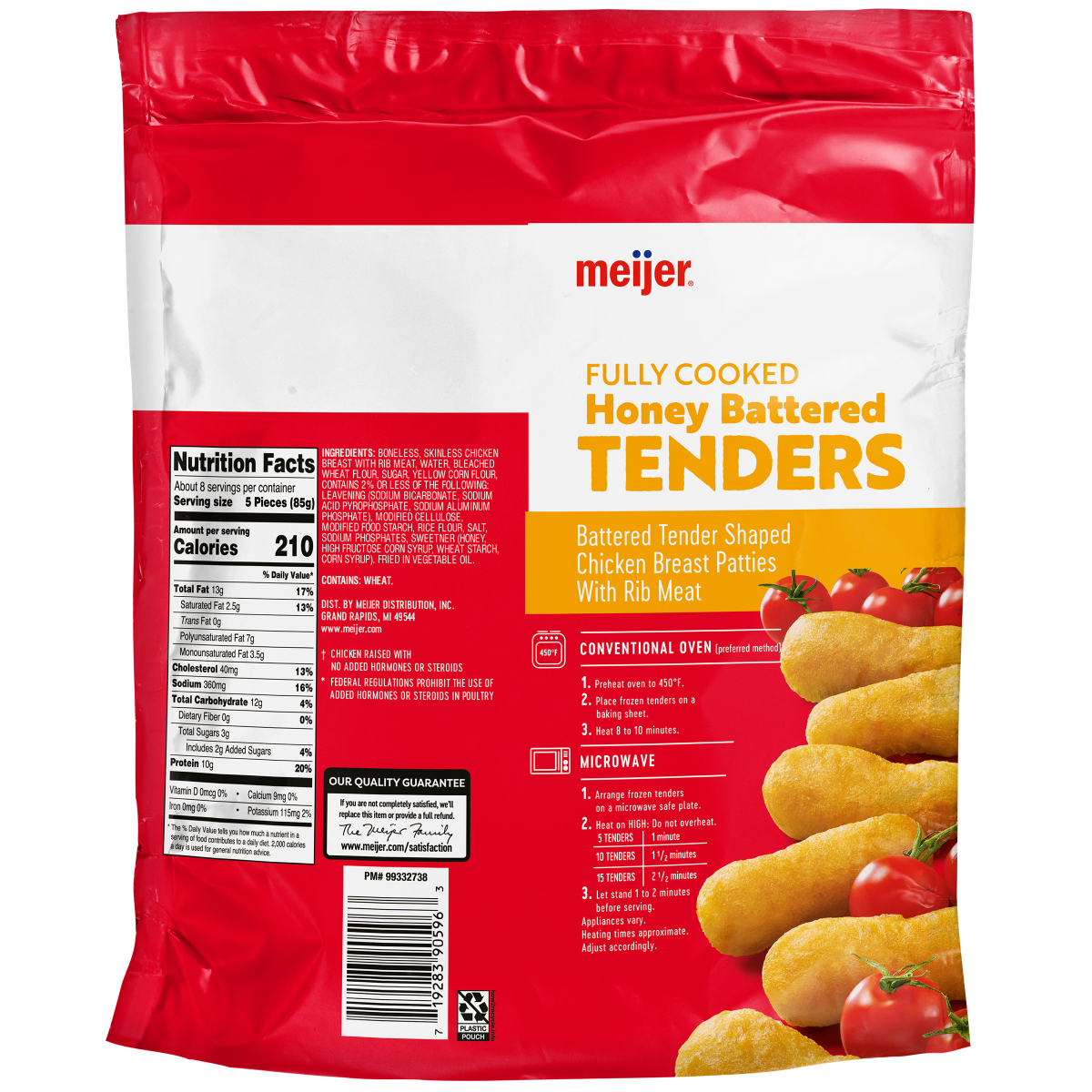 slide 2 of 2, Meijer Honey Battered Chicken Breast Tenders, 28 oz