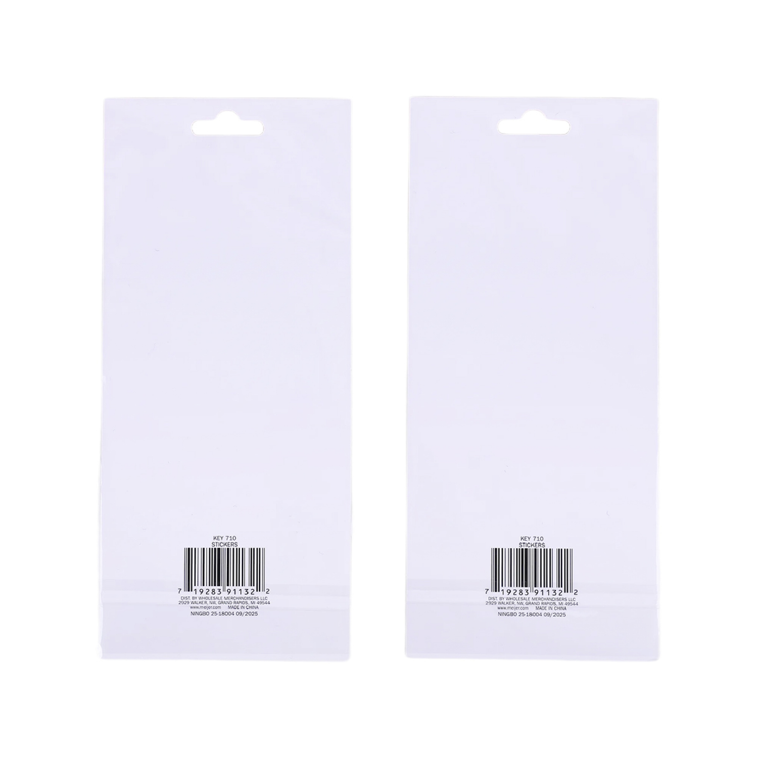 slide 2 of 2, Meijer Corporate Seasonal Meijer Valentine's Day Stickers, Sold Separately, 4.33 x 9.06 