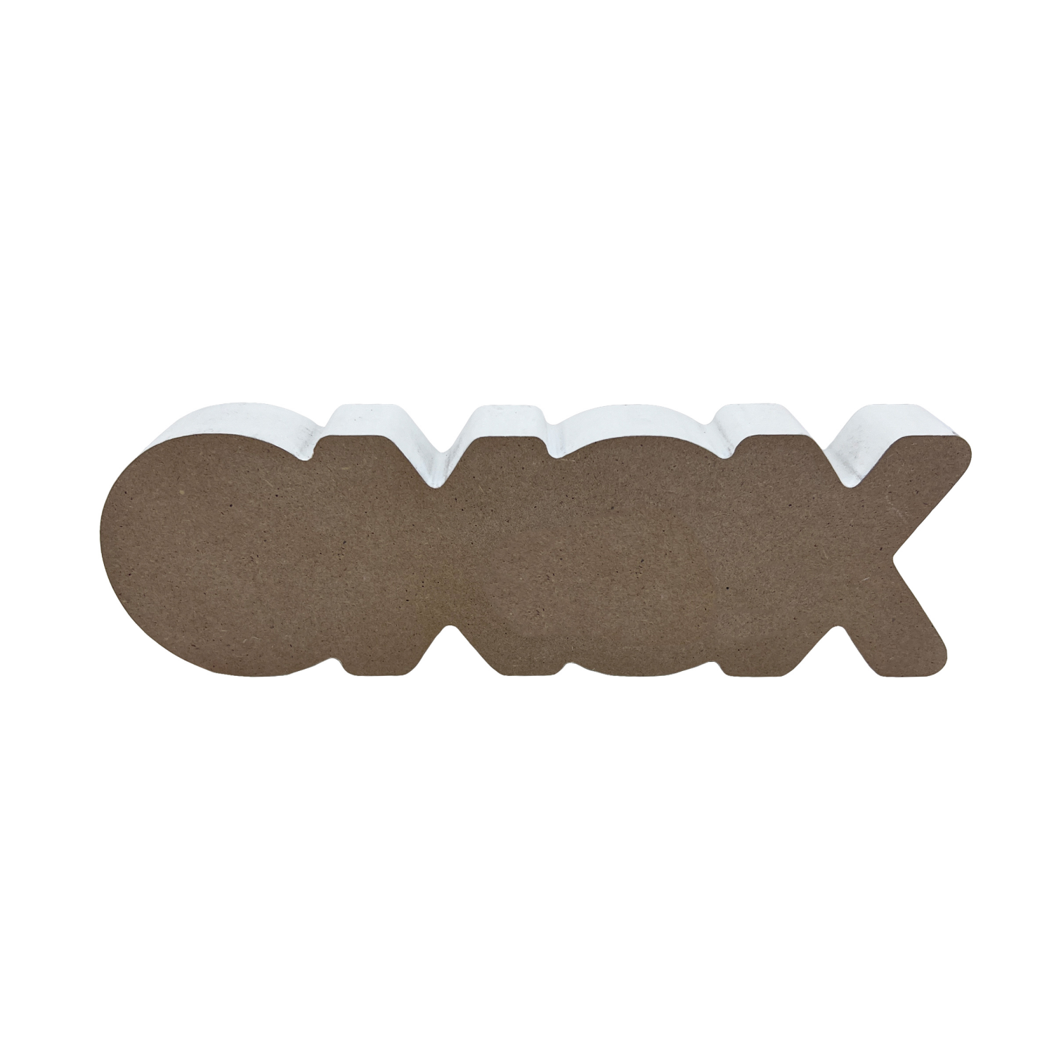 slide 2 of 2, Meijer Corporate Seasonal Mcs Wood Xoxo Table Top, 2.44 inh