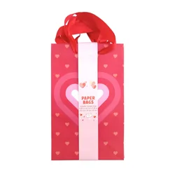 Meijer Corporate Seasonal Meijer Valentine Paper Bag 4 Counts