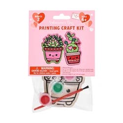 Meijer Corporate Seasonal Valentine's Day Painting Craft Kit, Succulents