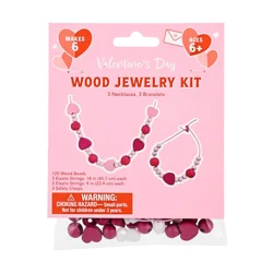 Meijer Corporate Seasonal Valentine's Day Wood Jewelry Kit