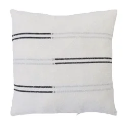 ROOM & RETREAT Rr 18x18 Polyester Pillow Natural Stripe
