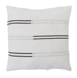 ROOM & RETREAT Rr 18x18 Polyester Pillow Natural Stripe