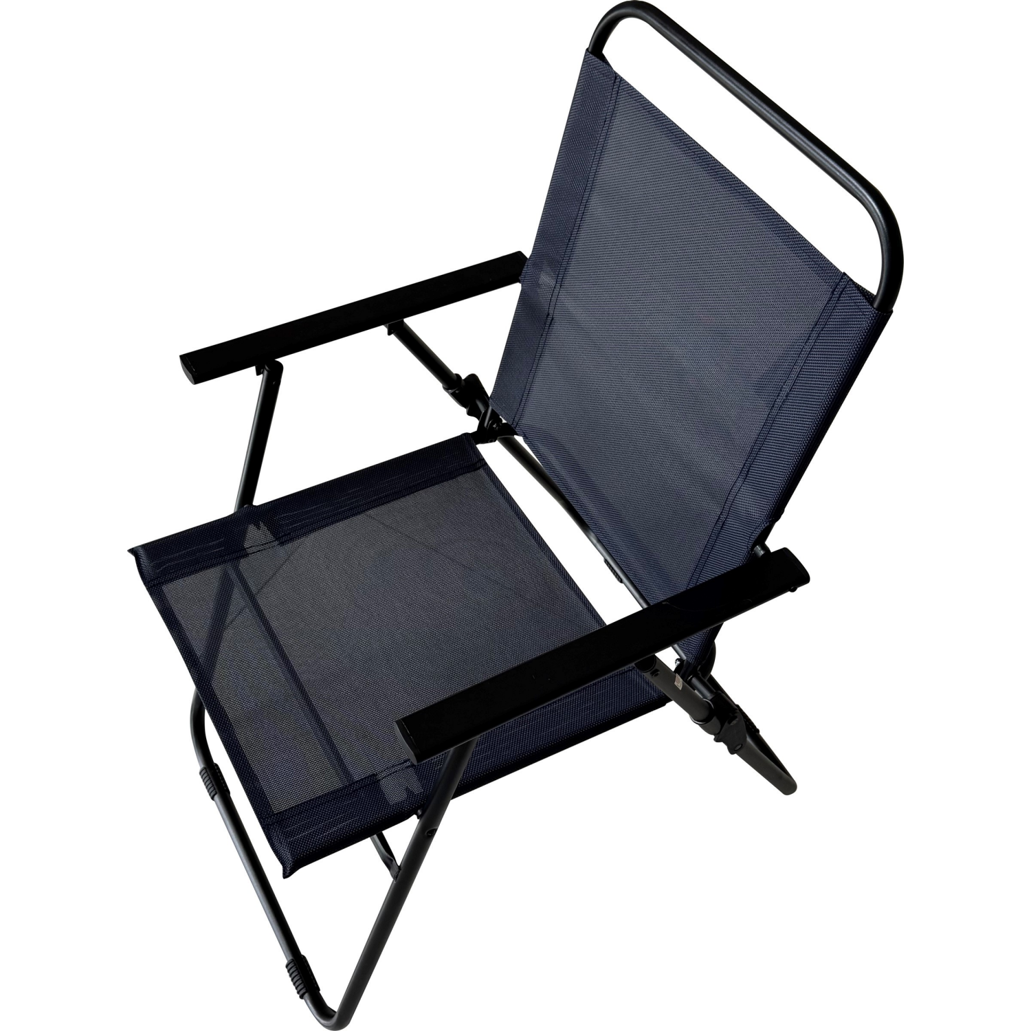 slide 4 of 4, Room & Retreat, Sling Folding Chair, Blue, 25.98 in