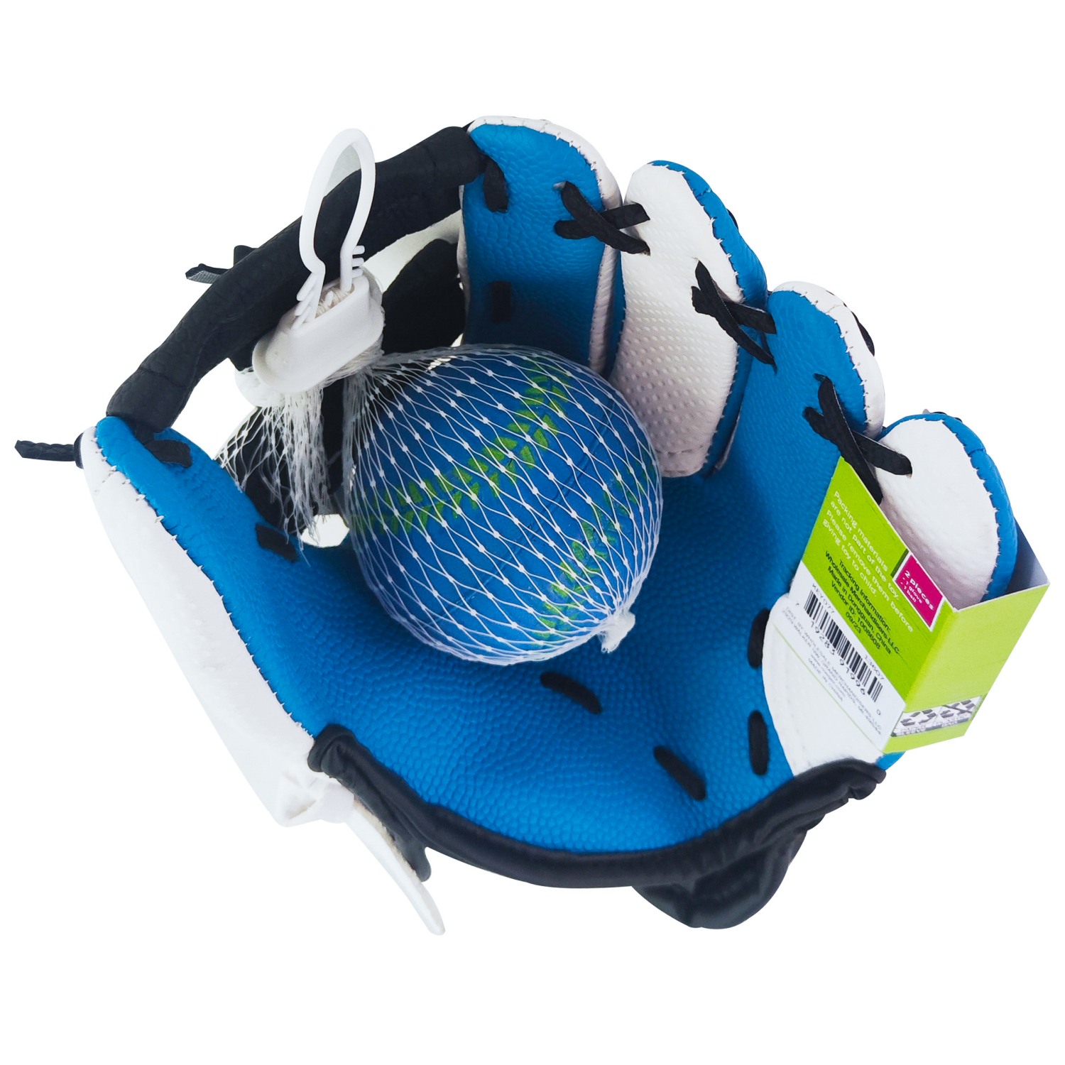 slide 5 of 5, FUN CLUB Baseball Glove W/ Ball AST 9", 1 ct