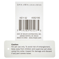 slide 7 of 9, Meijer Pet Leash Flower Blue, 1 ct