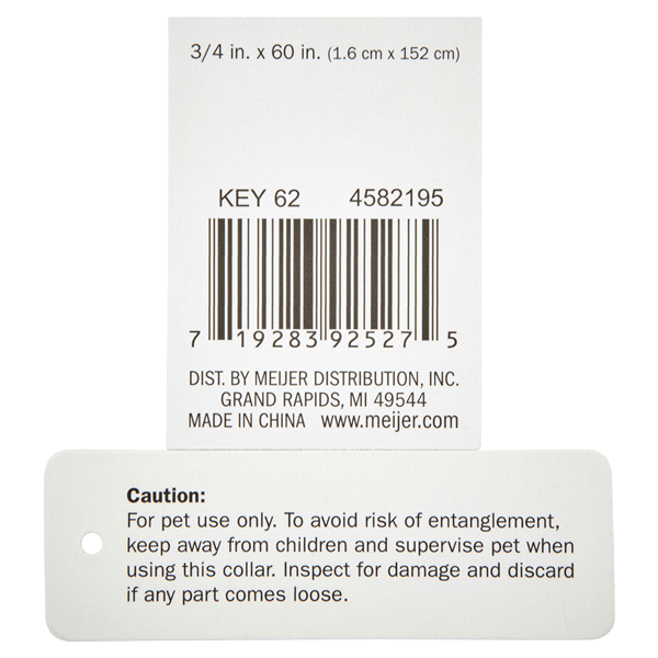 slide 8 of 9, Meijer Pet Leash Flower Blue, 1 ct