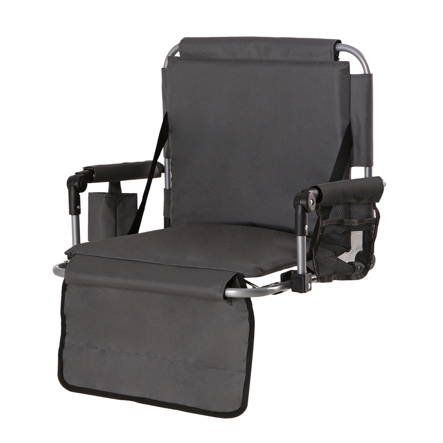 slide 6 of 8, LAKE & TRAIL STADIUM SEAT WITH ARMS, 17x17 x 17 