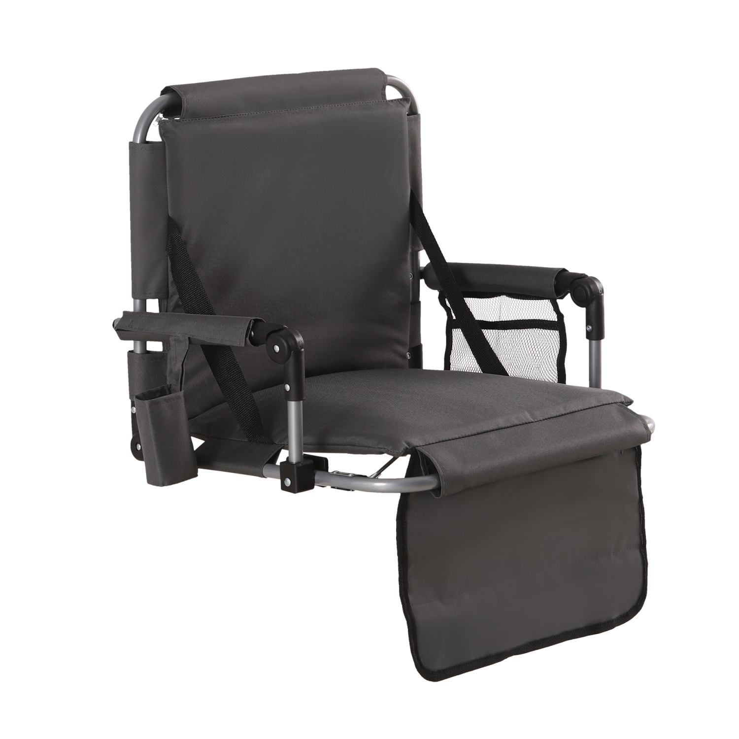 slide 7 of 8, LAKE & TRAIL STADIUM SEAT WITH ARMS, 17x17 x 17 