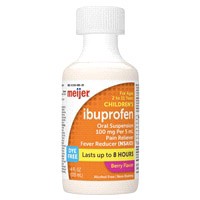 slide 10 of 29, Meijer Children's Ibuprofen Oral Suspension per, 100 mg, 5 ml, 4 oz