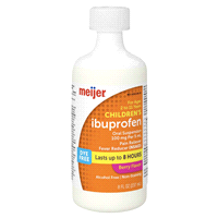 slide 7 of 29, Meijer Children's Ibuprofen Oral Suspension per, 100 mg, 5 ml, 8 oz