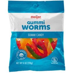 Gummi Worms, 6 Oz