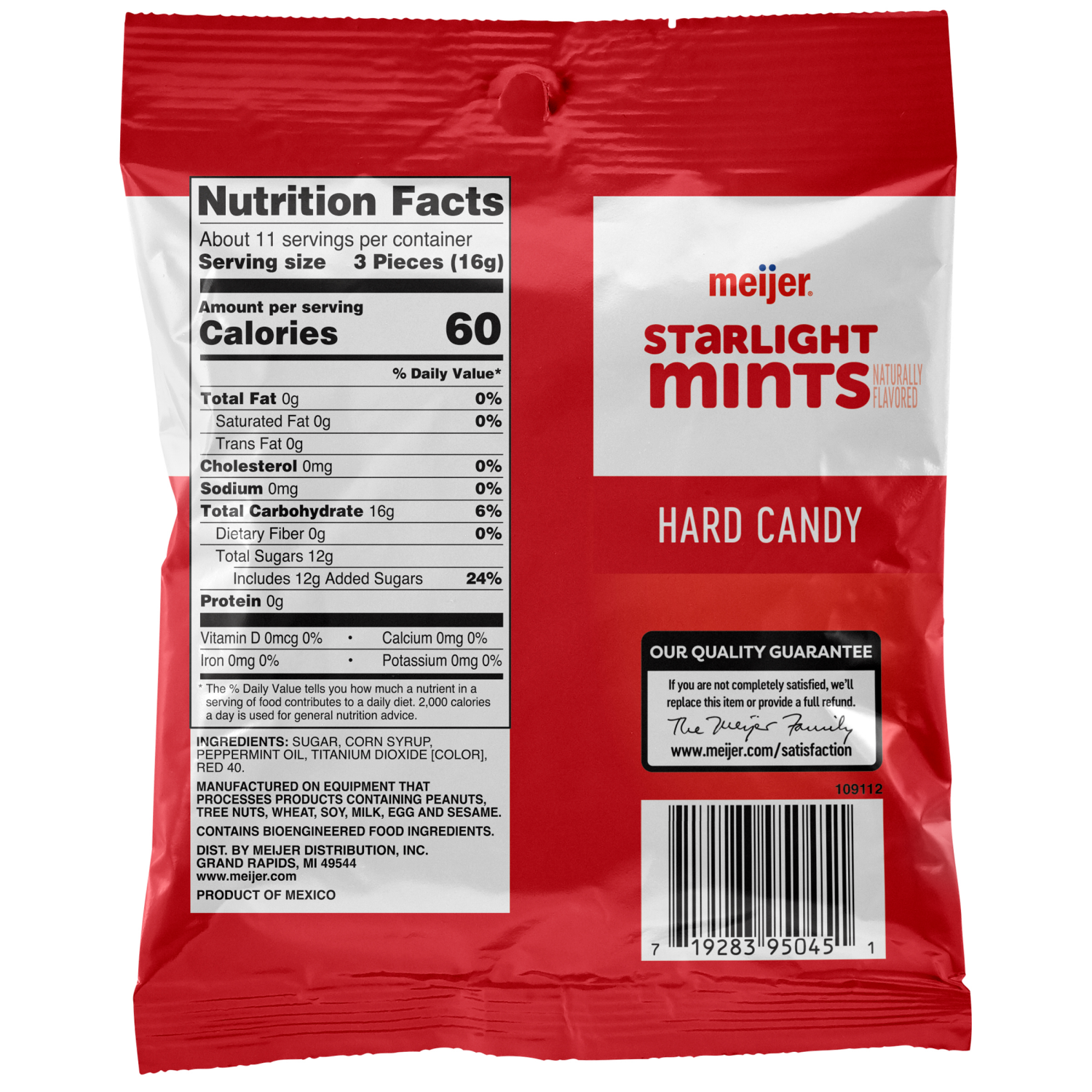 slide 2 of 2, Meijer Starlight Mints, 6 oz