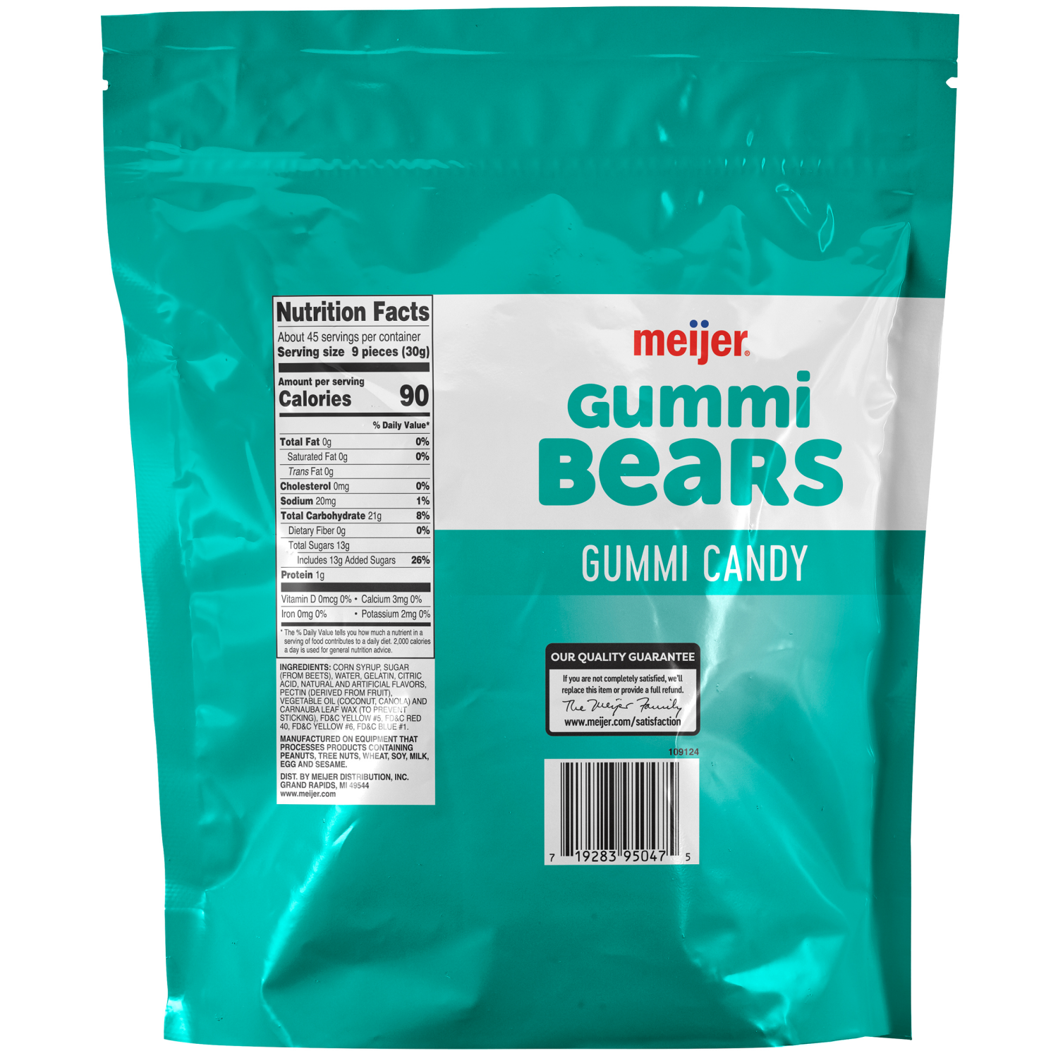 slide 2 of 2, Meijer Gummi Bears, 48 oz