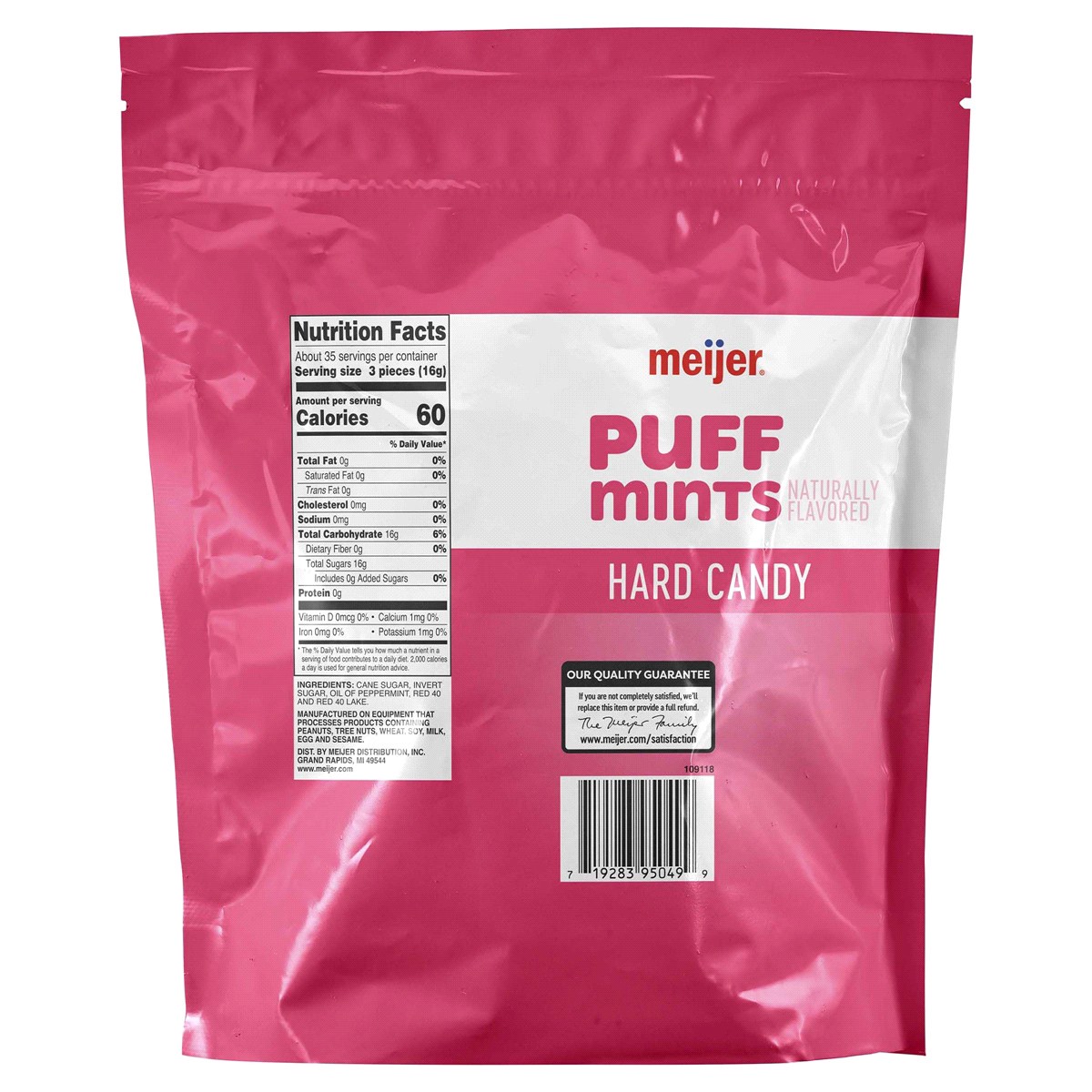 slide 2 of 2, Meijer Puff Mints, 20 oz