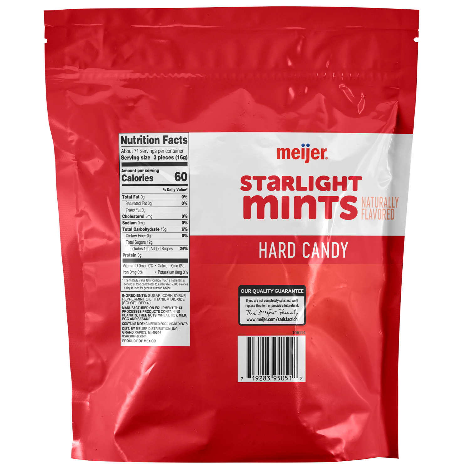 slide 2 of 2, Meijer Starlight Mints, 40 oz