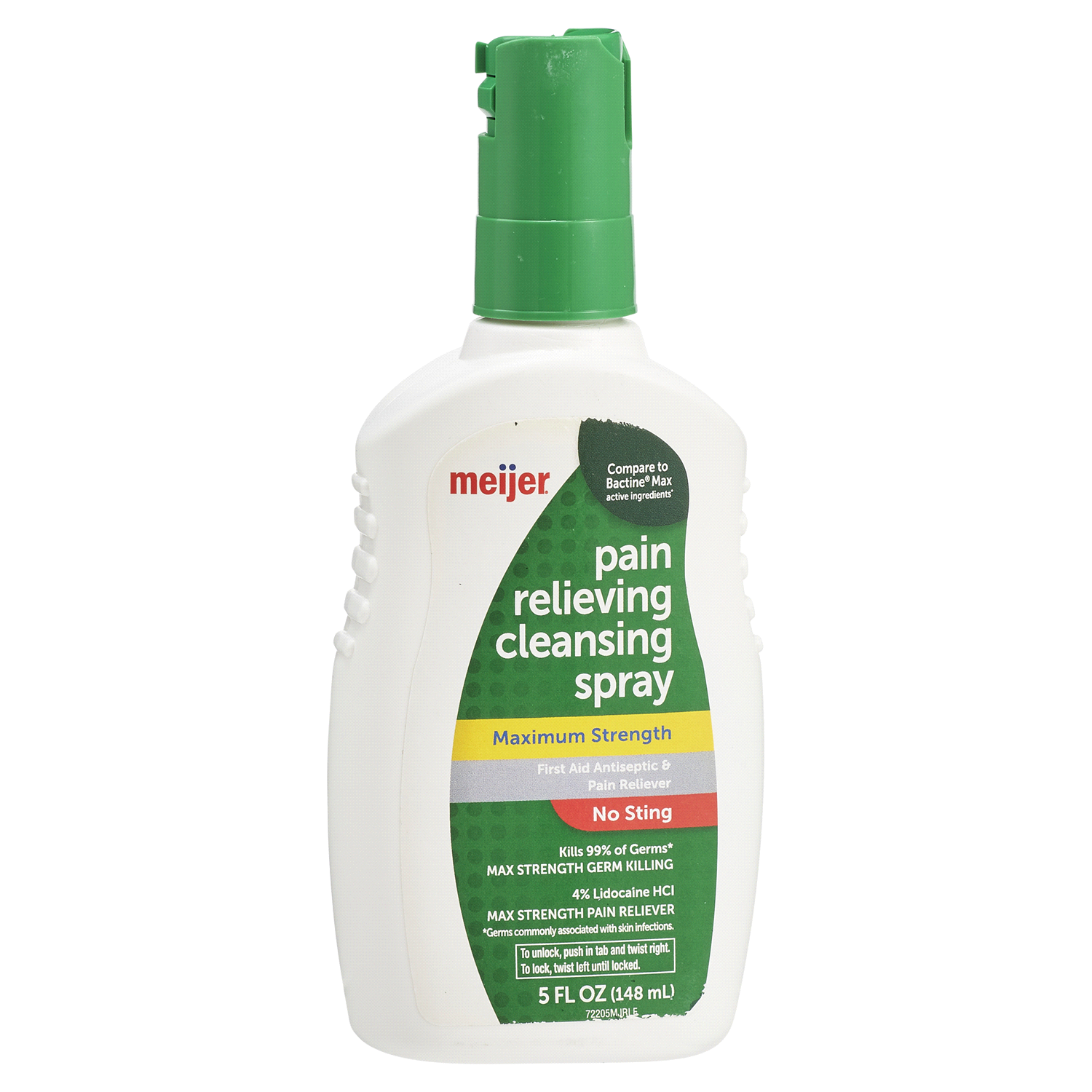 slide 4 of 5, Meijer Pain Relieving Cleansing Spray, 5 oz