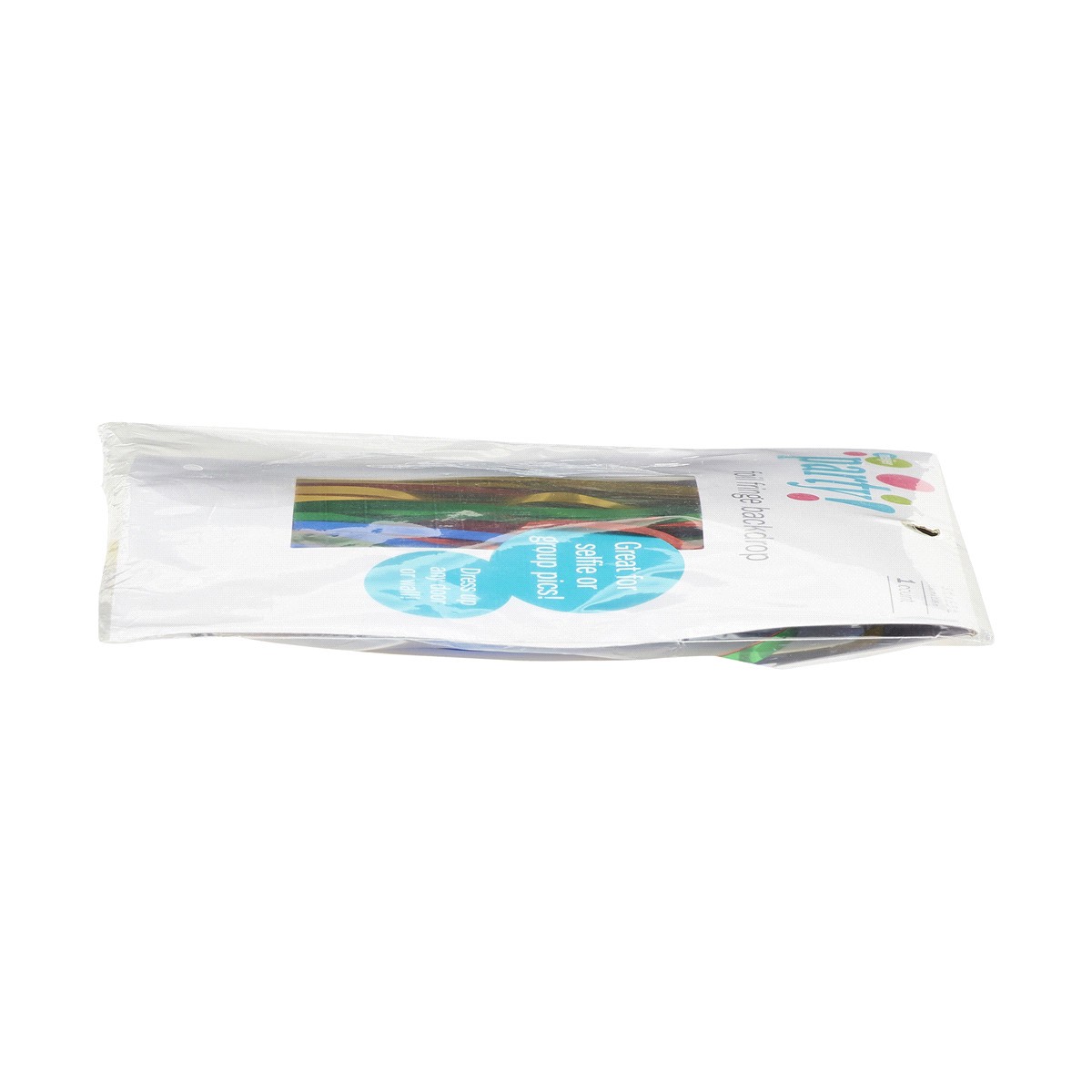 slide 8 of 29, Meijer Foil Fringe Backdrop, Multicolor, 3'x6.5', 1 ct