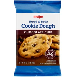 Meijer Chocolate Chip Cookie Dough