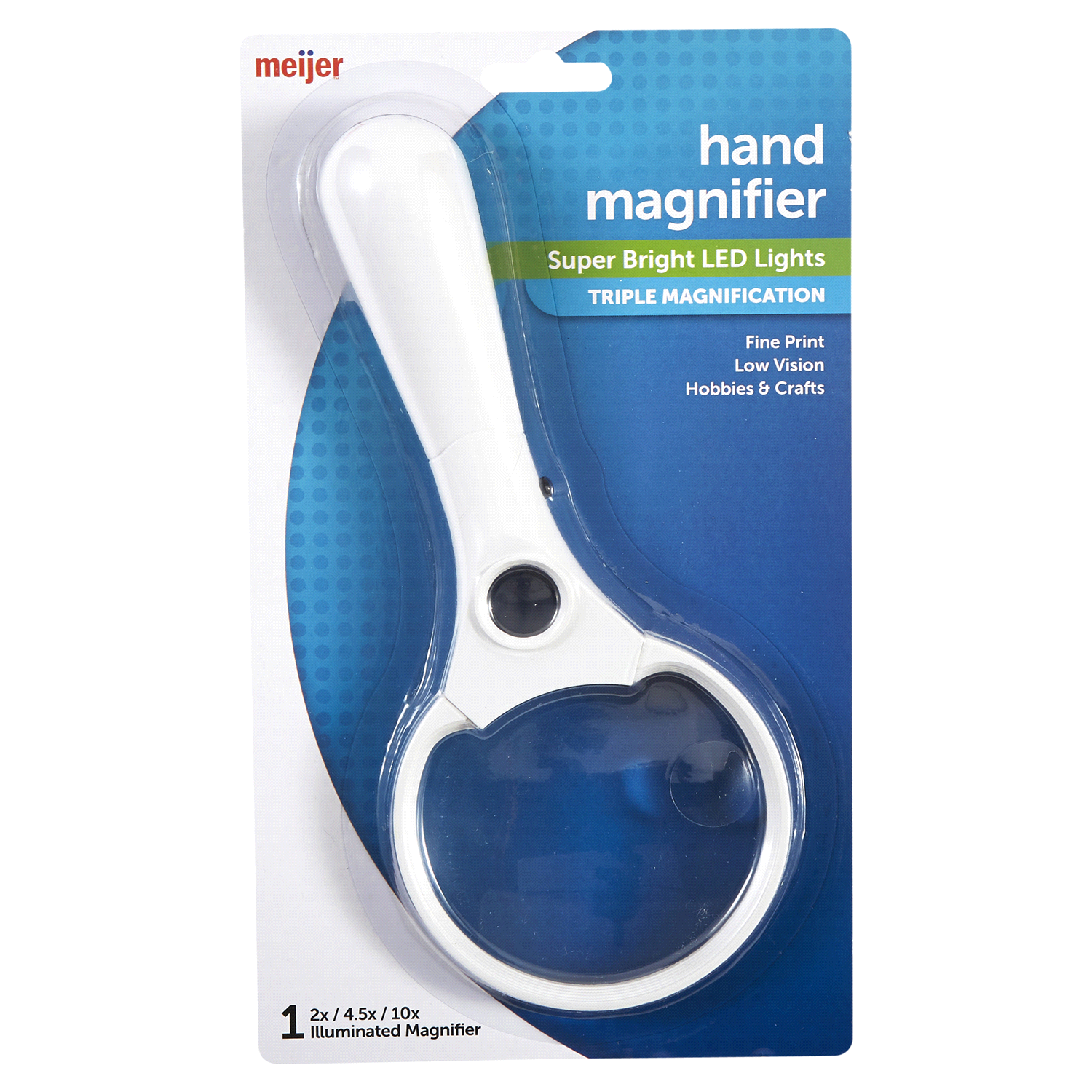 slide 1 of 2, Meijer Hand Magnifier, 1 ct