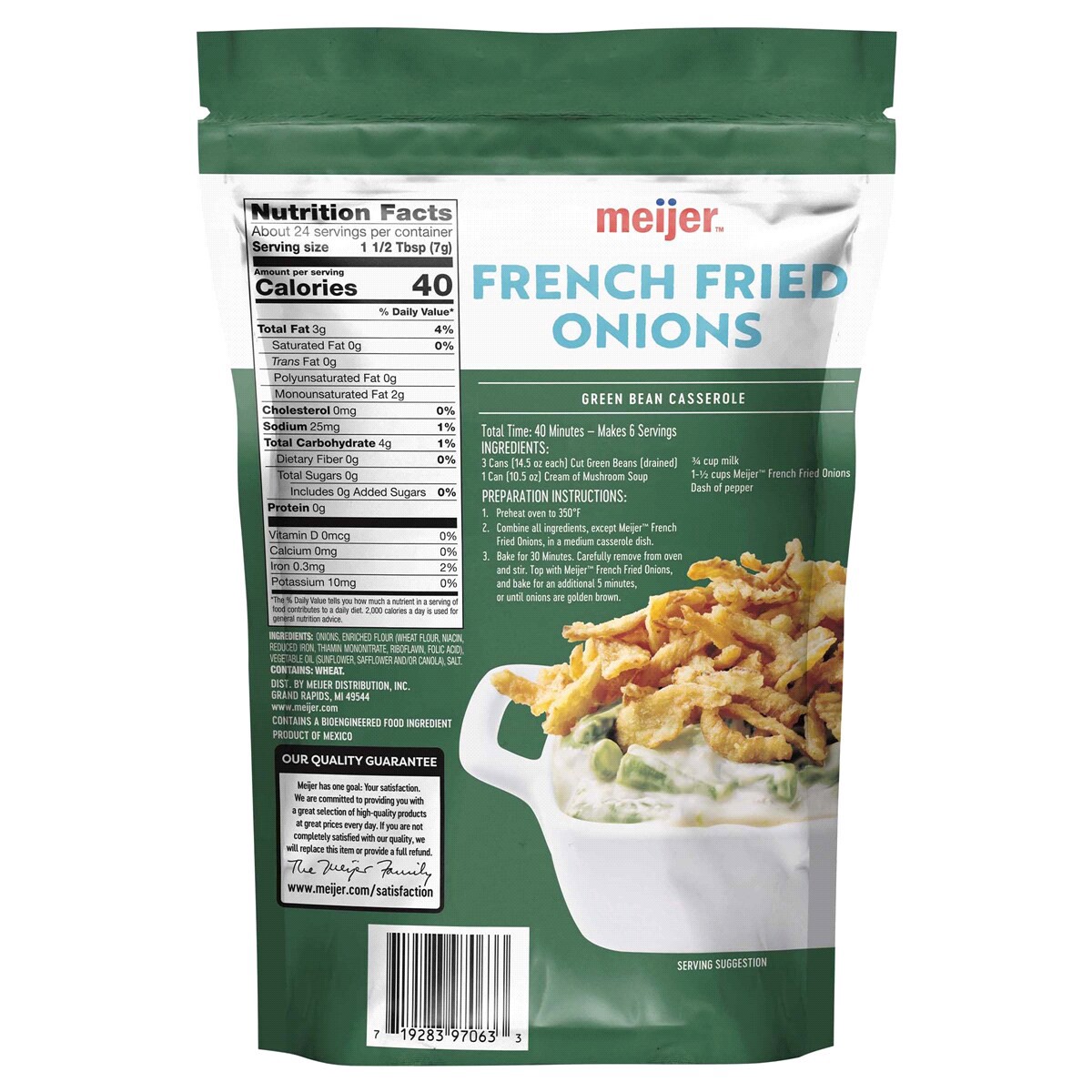 slide 2 of 2, Meijer French Fried Onions, 6 oz