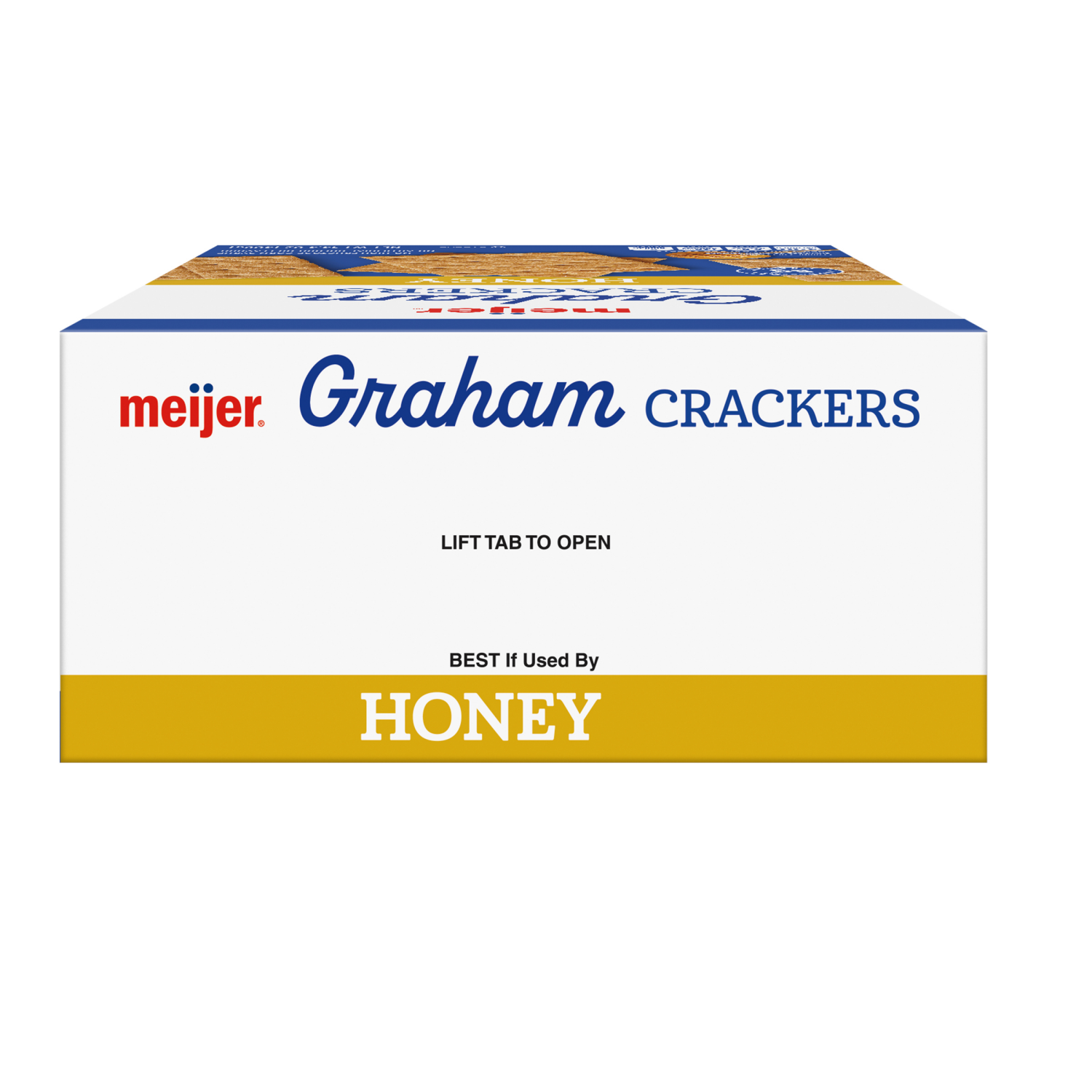 slide 5 of 5, Meijer Honey Grahams, 14.4 oz