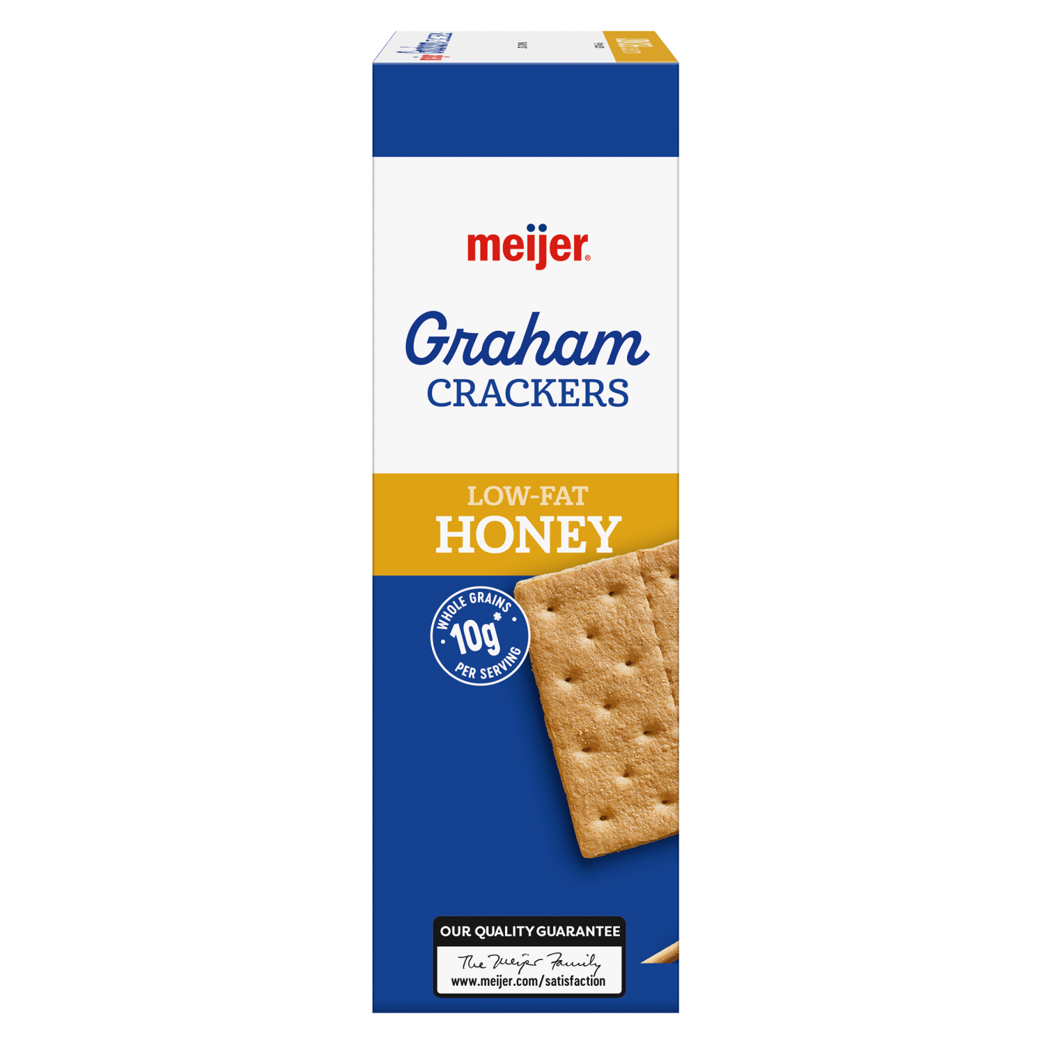 slide 2 of 5, Meijer Low Fat Honey Grahams, 14.4 oz